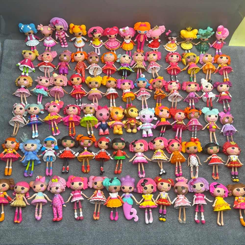 Original 8-10cm Can Choose Lalaloopsy Little Sister and Pet Dolls PVC Holiday Gift Collection Pvc Toys