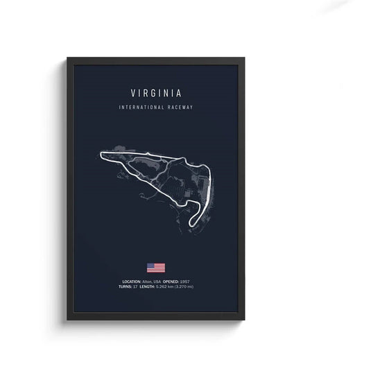 F1 Imola Circuit Canvas Wall Art, Formula 1 Motorsport Track Poster, Nordic Racing Canvas
