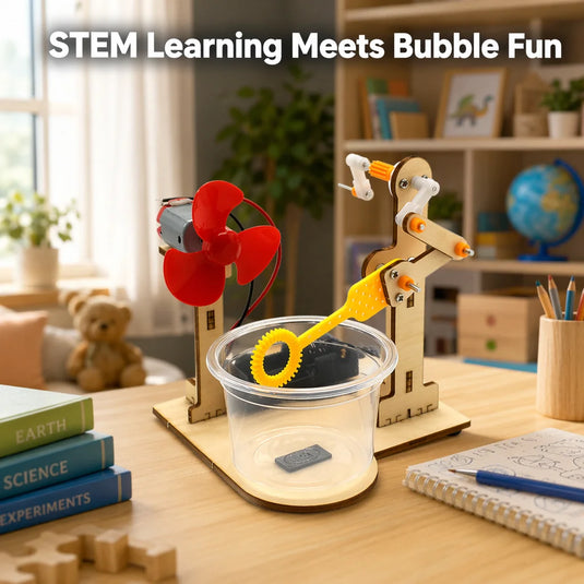 Science Experiment Toy Early Learning Toy Technology Small Production Wooden Toy for Kids Girls Boys Students Teens Age 6+