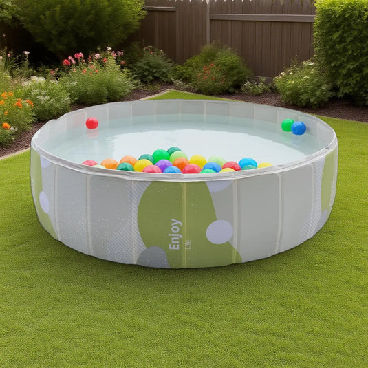 Foldable Dog Pool | PVC Pet Swimming Pool for Dogs & Babies
