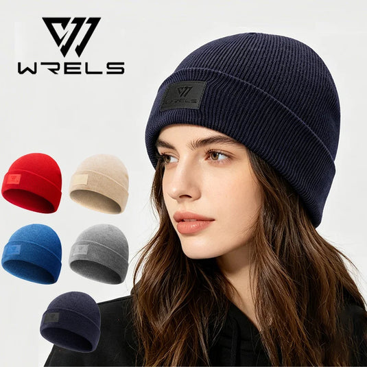 WRELS 100% Merino Wool Beanie Warm Winter Hat  Unisex Beanie Casual Beanie Breathable Wool Watch Cap Lightweight Thermal Hat