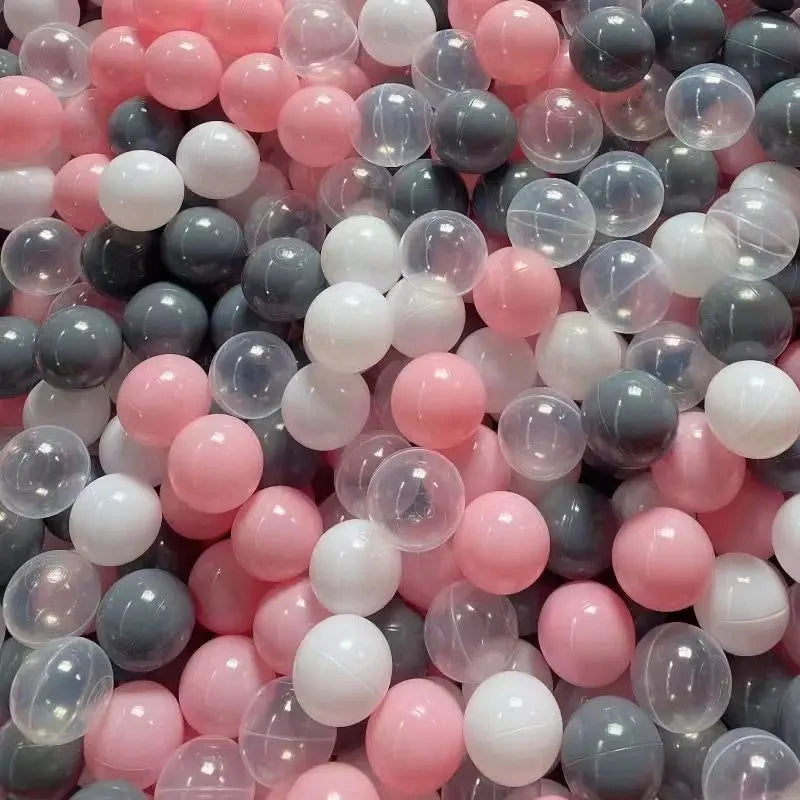 100PCS Outdoor Sport Ball Colorful Soft Water Swim Pool Ocean Wave Ball Baby Eco-Friendly Stress Air Ball Tent Toys