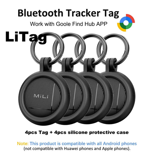 Smart Bluetooth Tracker Tags for Google Find Hub | Android Item Locator for Keys