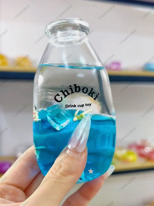 Boba Tea Stress Ball Bubble Tea Fidget Toy Water Bottle Squishy ASMR Anti Stress Funny Novelty Toy Toys For Girl antiestrés