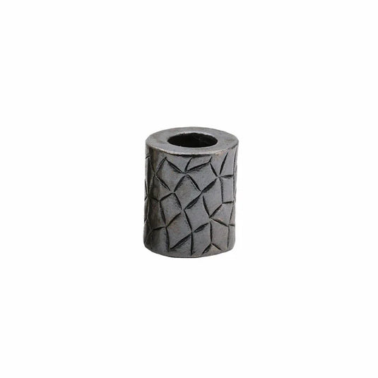 3 Styles Brass Hammer Texture Pattern Cylinder EDC Knife Beads Paracord Lanyard Pendants DIY Outdoor Umbrella Rope Accessories ﻿