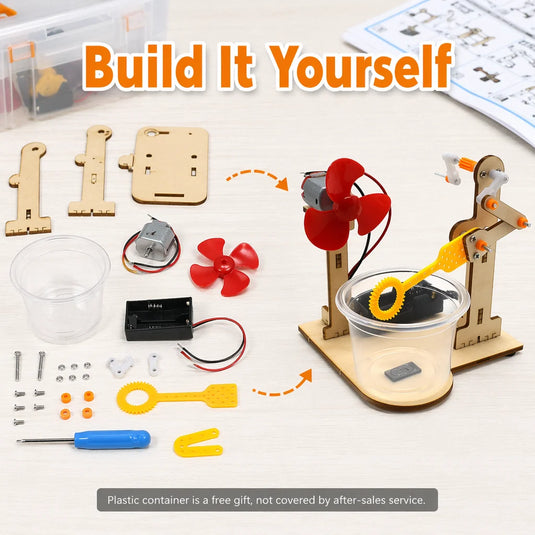 Science Experiment Toy Early Learning Toy Technology Small Production Wooden Toy for Kids Girls Boys Students Teens Age 6+