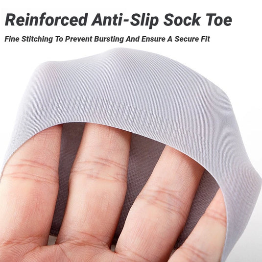 Women Boat Sock Plantar Fasciitis Shoes Insole Socks Insoles For Feet Shock Absorbing Shoe Sole Invisible Non Slip Pads