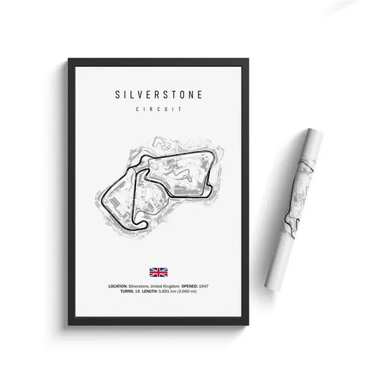 F1 Imola Circuit Canvas Wall Art, Formula 1 Motorsport Track Poster, Nordic Racing Canvas