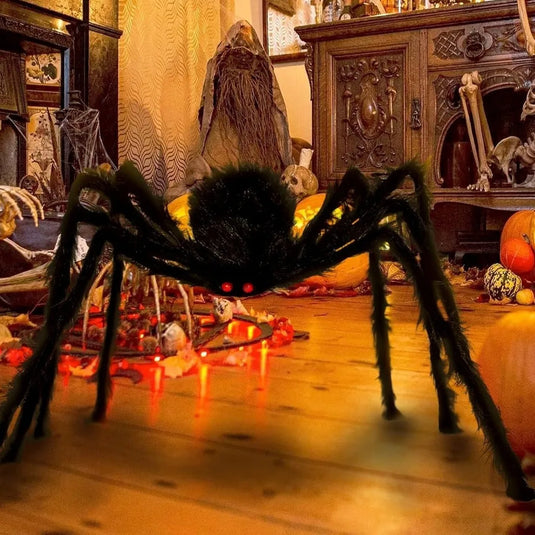 Giant Halloween Spider Decoration – Indoor & Outdoor Yard, Porch & Haunted House Decor