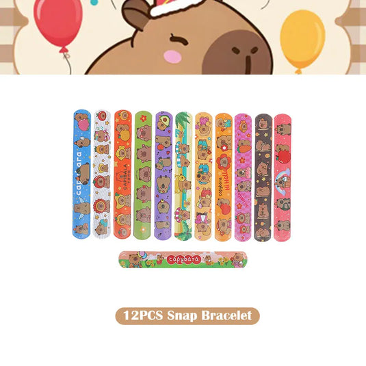 Capybara Decoration Birthday Party Pavors for Girls Capybara Tableware Set Cup Plate Balloons Gift Bags Happy Banner Supplies