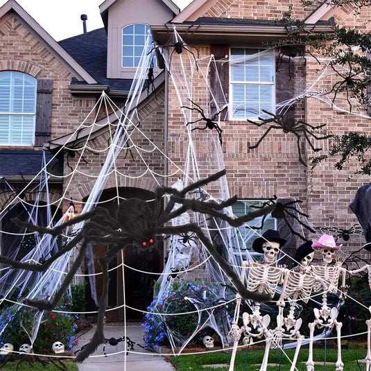 Giant Halloween Spider Decoration – Indoor & Outdoor Yard, Porch & Haunted House Decor
