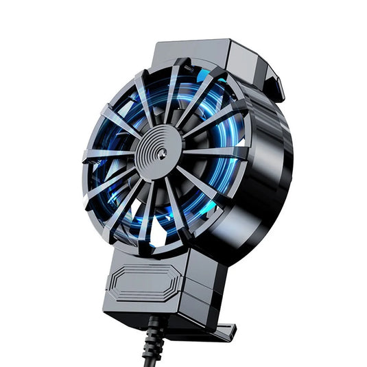  Portable USB Phone Cooling Fan Mini Mobile Radiator Heatsink Gamer Cooler for Live Streaming Cellphone Game Accessories