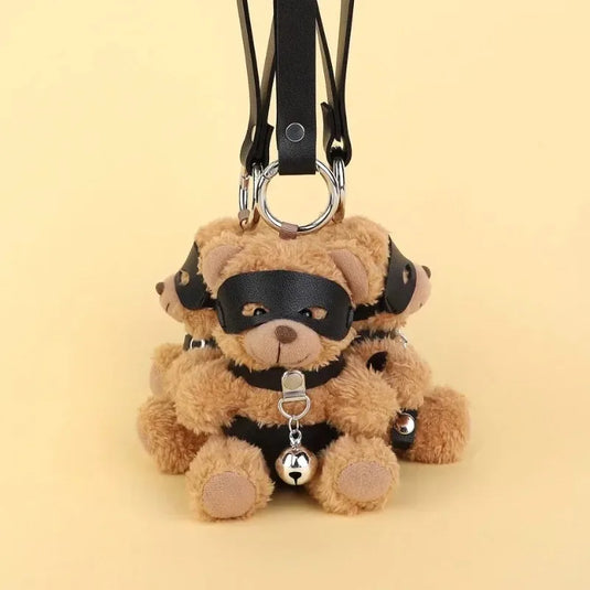 RTET BDSM Lover Plush Bear | Valentine's Gift for Her or Him, Dominant & Submissive Kinky Plush