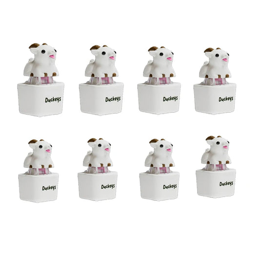 Screaming Goat & Seagull Mine Sound Button Keychain,Light Up Mechanical Switch Fidget Clicker,Noise Maker Novelty Gift for Party
