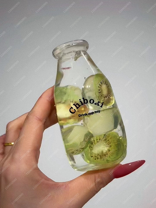 Boba Tea Stress Ball Bubble Tea Fidget Toy Water Bottle Squishy ASMR Anti Stress Funny Novelty Toy Toys For Girl antiestrés
