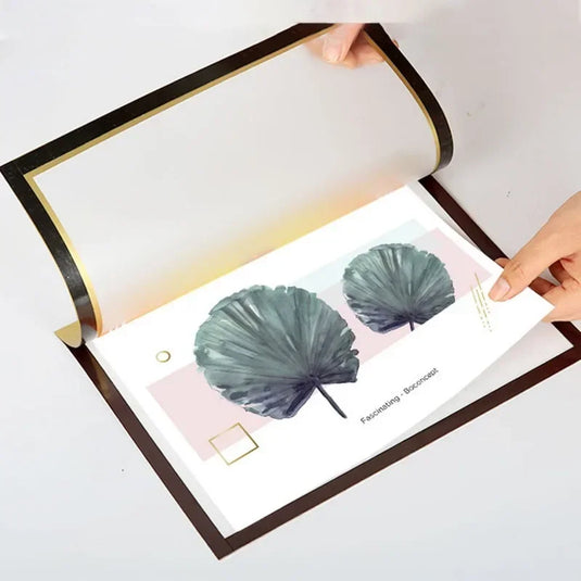 10PCS Magnetic Photo Frame A4/A6, Self-Adhesive Reusable Wall Poster Display Frame