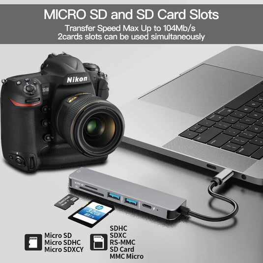 USB C Hub To 4K HDMI-Compatible USB 3.0 2.0 Type C PD Charging Dock for MacBook IPad Samsung S10 Dex TV Mouse Keyboard U Disk