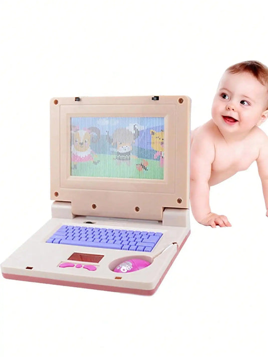 Kids Educational LED Music Laptop Toy – Electronic Learning Computer for Toddlers & Children