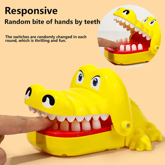 Bite Finger Crocodile Pinch Toy Classic Family Games Party Mischief Children's Lucky Games Stress Relief Toy Party Gifts New