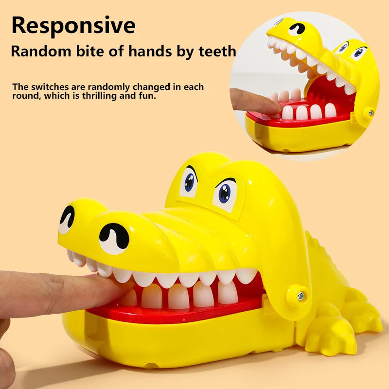 Bite Finger Crocodile Pinch Toy Classic Family Games Party Mischief Children's Lucky Games Stress Relief Toy Party Gifts New