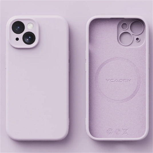Liquid Silicone Wireless Charge Cover For iPhone 16 15 14 12 11 13 Pro Max 16 Plus Case Original Magnetic Magsafe Phone Case