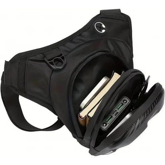 Outdoor Waterproof Motorcycle Leg Bag, Waist Pack & Crossbody Drop Thigh Bag Motocross Moto Gear for Men Women Rider Biker Hot