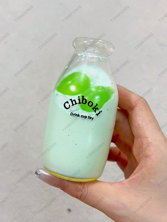 Boba Tea Stress Ball Bubble Tea Fidget Toy Water Bottle Squishy ASMR Anti Stress Funny Novelty Toy Toys For Girl antiestrés