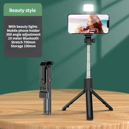 New Phone Holder Handheld 360 Degree Flexible Sports Camera Monopod Stand Mobile Mini Selfie Stick Tripod With Wireless Remote