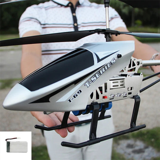 RC Helicopter 3.5CH Remote Control Large Helicopter, 80cm Brushless Aircraft Toy for Kids