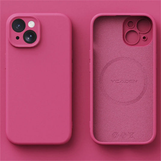 Liquid Silicone Wireless Charge Cover For iPhone 16 15 14 12 11 13 Pro Max 16 Plus Case Original Magnetic Magsafe Phone Case