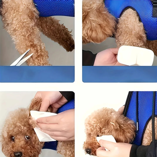Dog Grooming Hammock for Cats & Dogs – Pet Nail Trimming Restraint Sling