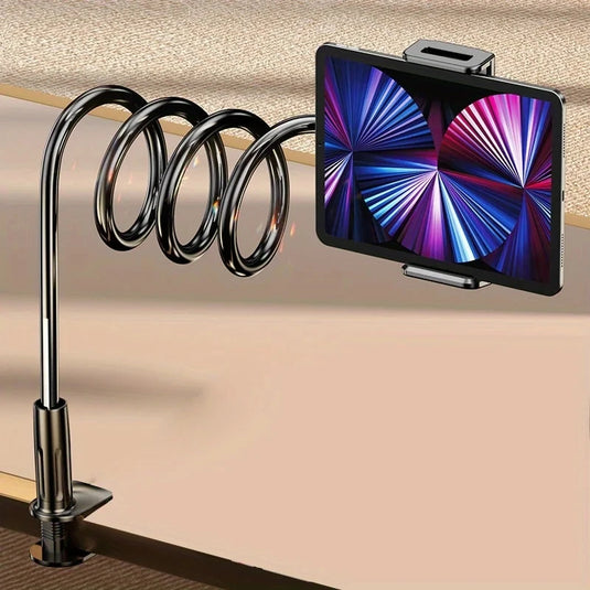 Lazy Bedside Desktop Live Foldable 70cm Mobile Phone Tablet Clip Stand Headrest Holder for IPad Samsung Tabs Xiaomi ASUS