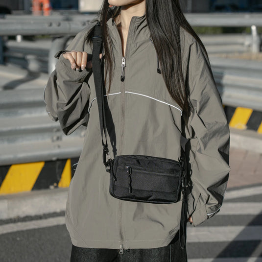 Outdoor Hiking Backpack - Lightweight Expandable Chest Bag for Men and Women - Includes Hiking Gear