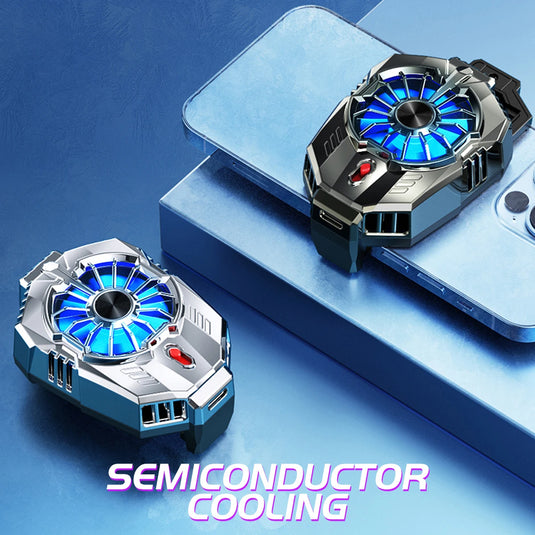 Portable USB Phone Cooling Fan Mini Mobile Radiator Heatsink Gamer Cooler for Live Streaming Cellphone Game Accessories