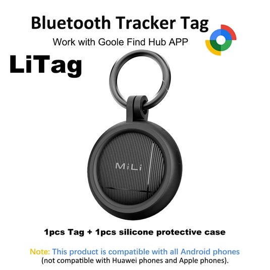 Smart Bluetooth Tracker Tags for Google Find Hub | Android Item Locator for Keys