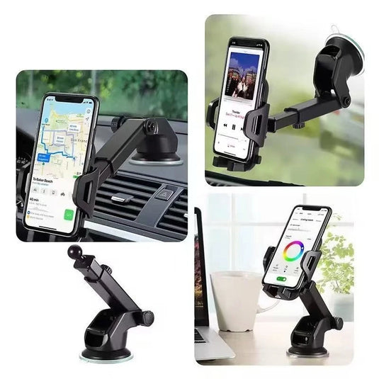 Suction Cup Car Phone Holder | Universal Dashboard Mount