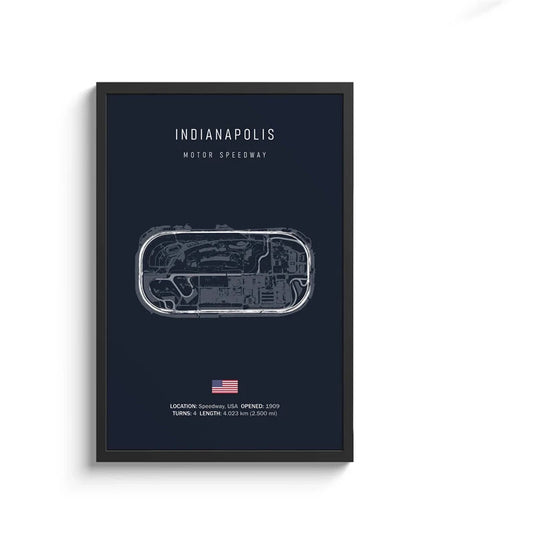 F1 Imola Circuit Canvas Wall Art, Formula 1 Motorsport Track Poster, Nordic Racing Canvas