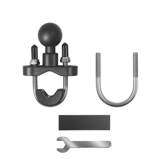 Motorcycle Handlebar 1 Inch Ball Ram Mount Support for Round Tube Rail Bicycle Base Action Camera Mobile Phone GPS Monitor Mount
