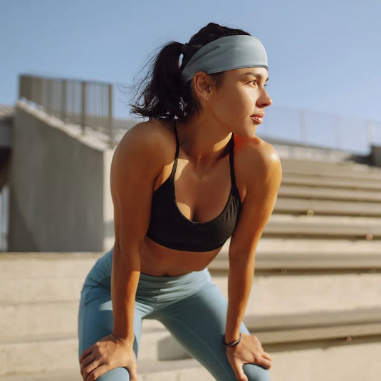 Sports Sweat-Absorbent Headband, Moisture-Wicking Running & Fitness Headband for Basketball