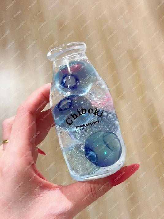 Boba Tea Stress Ball Bubble Tea Fidget Toy Water Bottle Squishy ASMR Anti Stress Funny Novelty Toy Toys For Girl antiestrés