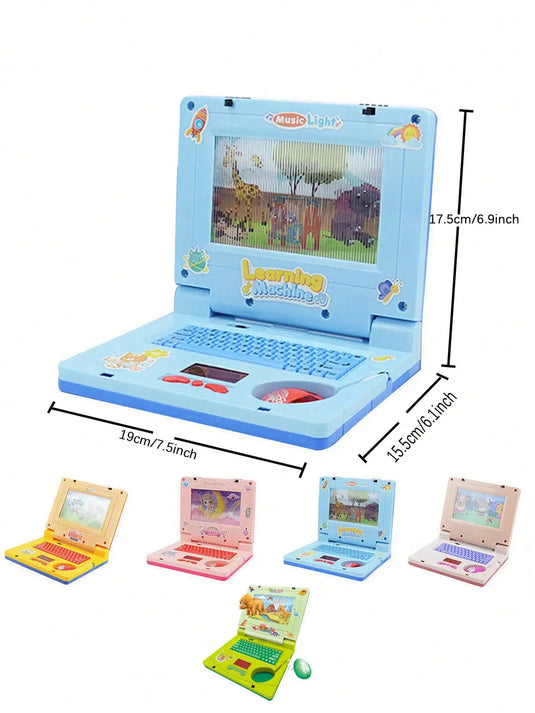 Kids Educational LED Music Laptop Toy – Electronic Learning Computer for Toddlers & Children