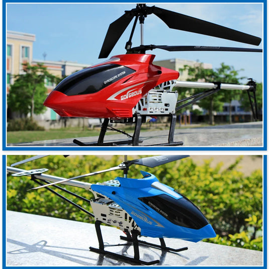 RC Helicopter 3.5CH Remote Control Large Helicopter, 80cm Brushless Aircraft Toy for Kids