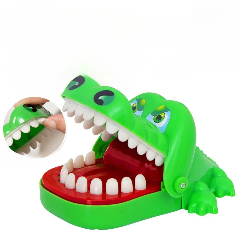 Crocodile Biting Finger Toy Shark Pulling Teeth Parent-child Game Vicious Dog Biting Hand Toy Trick Human Props Multiplayer Game