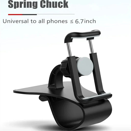 360° Rotatable Car Phone Holder – Universal Dashboard Grip Mount & Mobile Bracket
