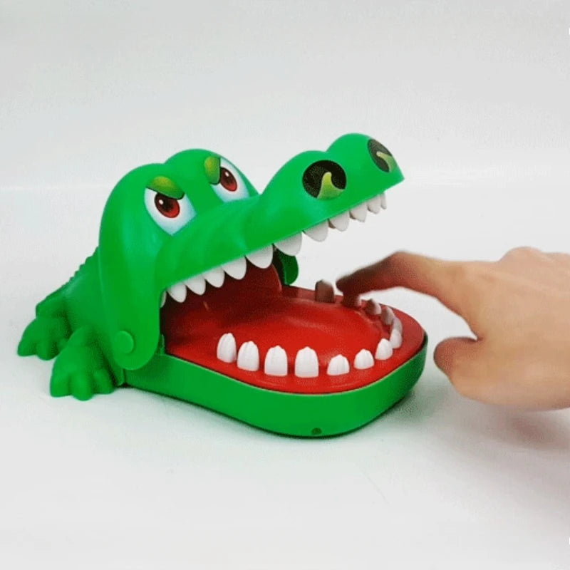 Crocodile Biting Finger Toy Shark Pulling Teeth Parent-child Game Vicious Dog Biting Hand Toy Trick Human Props Multiplayer Game