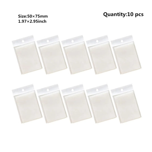 50 Sheets Transparent Sticky Note Pads Waterproof Self-Adhesive Memo Notepad School Office Supplies Stationery
