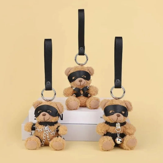 RTET BDSM Lover Plush Bear | Valentine's Gift for Her or Him, Dominant & Submissive Kinky Plush