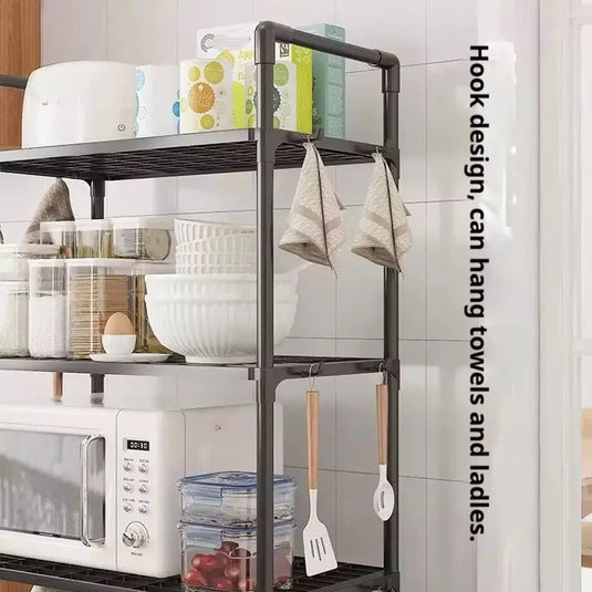 Storage Shelves Rack, 5-Tier Utility Shelving Unit for Kitchen, Pantry, Bathroom, Laundry