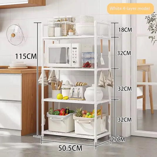 Storage Shelves Rack, 5-Tier Utility Shelving Unit for Kitchen, Pantry, Bathroom, Laundry
