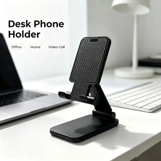 Universal Phone Holder Stand Desktop Bedside Bracket Support Stand Foldable For IPhone IPad Samsung Xiaomi Non-Slip Adjustable